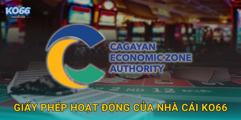 Giấy phép hoạt động của nhà cái KO66